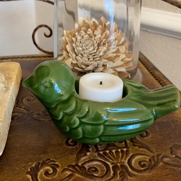 ❌SOLD Ceramic Bird Votive Holder - Picture 3 of 8